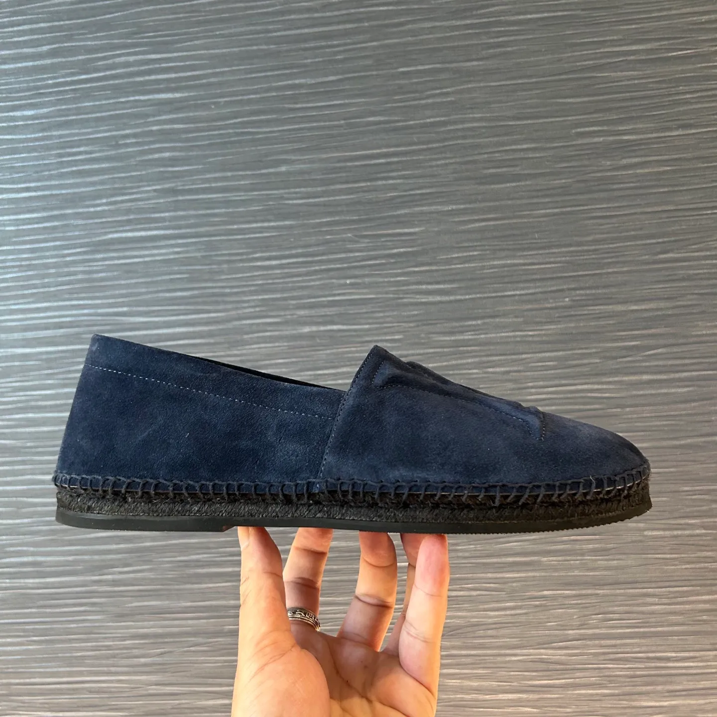 [L Family] Top P: 720💰-Size: 39-44 (customized at 38.45.46) L Family Freesstyle Men's Fisherman Shoes. 2026 Overseas🎆🎆[Spring and Summer New Style: Lv Fisherman Shoes] Material: calf suede, cowhide𥚃, rubber injection process, hemp rope with rubber outsole.